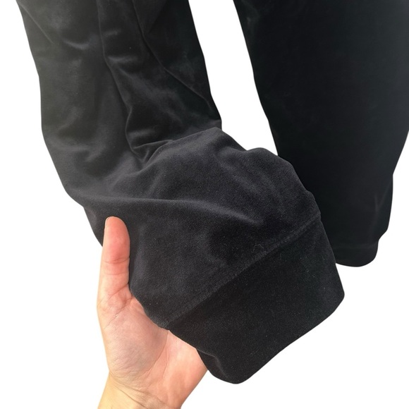 HOUSE OF HARLOW 1960 Pants Womens 2X Black Velvet Velour Pull On Jogger Pants - Picture 5 of 6
